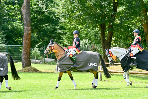 Bundesnachwuchschampionat Vielseitigkeit 2025 | 100825 Siegerehrung Pony _086 